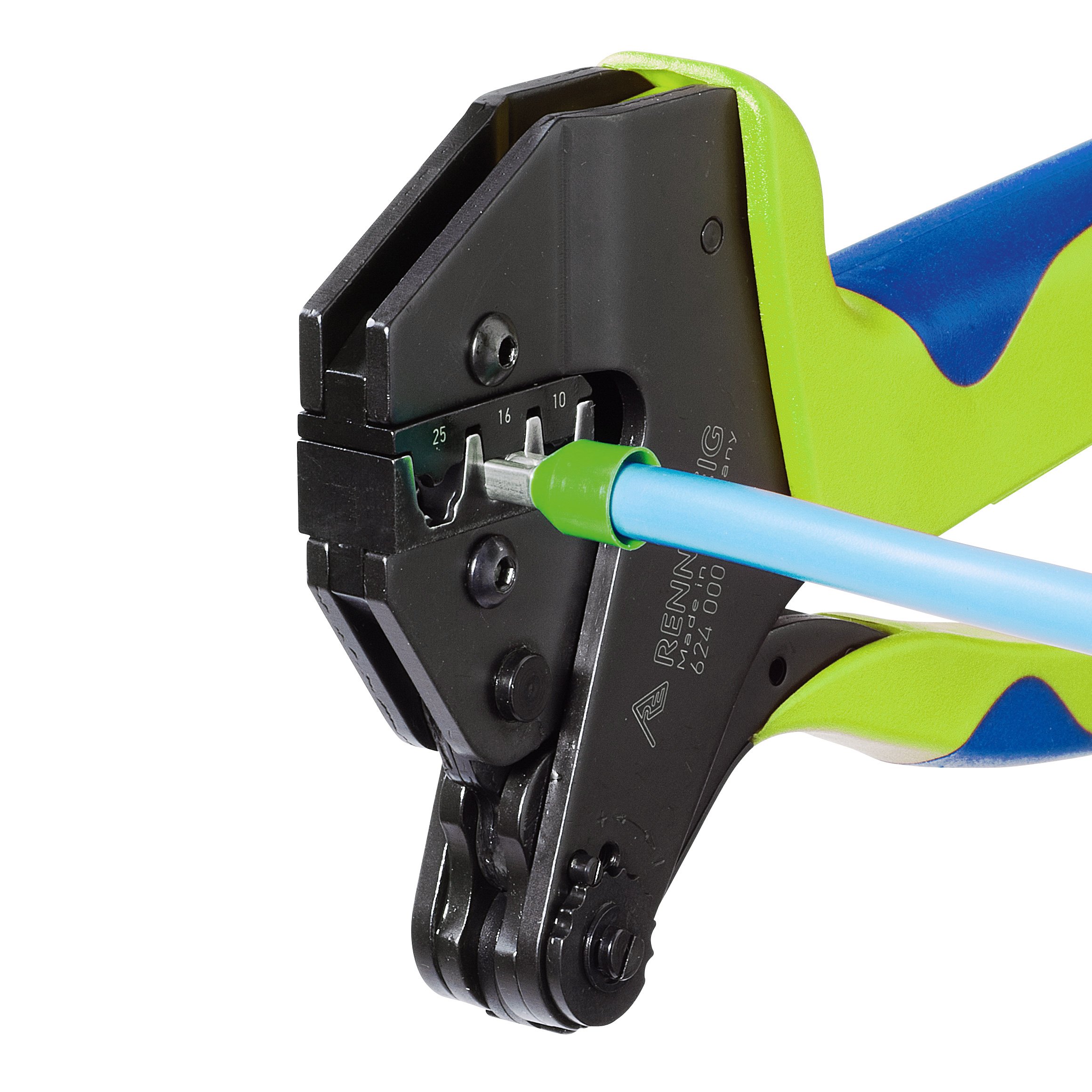 Rennsteig 624 091 3 "PEW12.91" Burnished Crimping Pliers, Multi-Colour