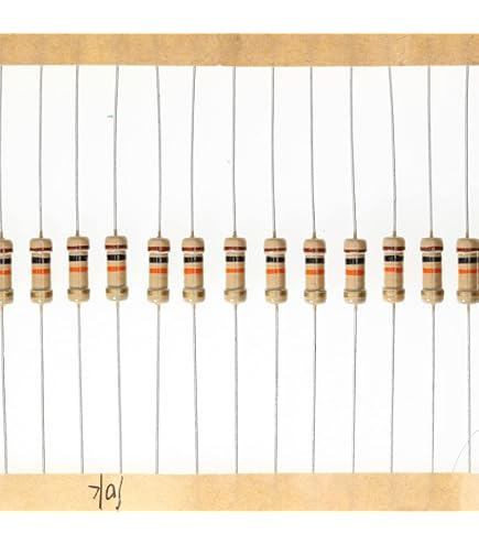 1000pcs 100 Valeurs 5% Kit D'assortiment De Résistances De Film De Carbone, 1ohm à 10M Ohms 1