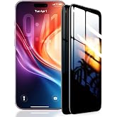 UltraGlass TOP 9H+ Armor for iPhone 18 Pro Max Privacy Screen Protector | NO.1 Military Grade Shatterproof, Privacy Screen 18 Pro Max Tempered Glass 18Pro Max, 100% Anti Spy, Longest Durable, 2 Pack