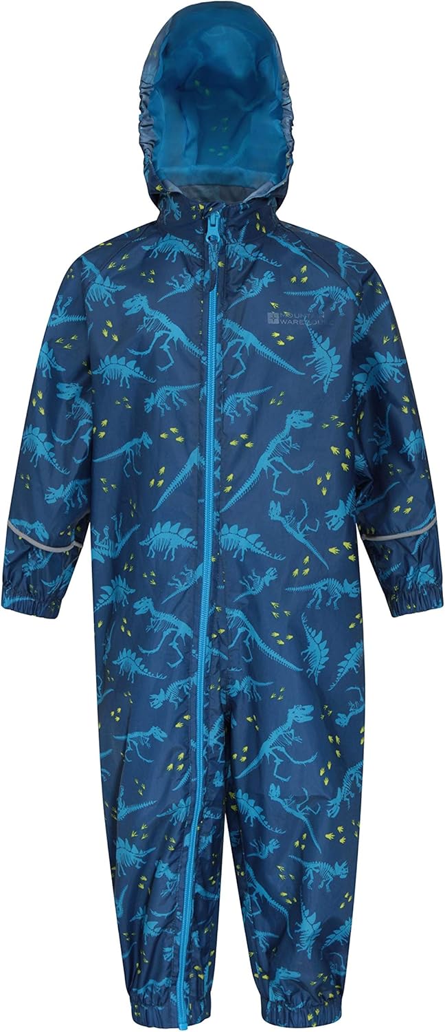 Mountain Warehouse Puddle Kids Waterproof Rain Suit: Clothing