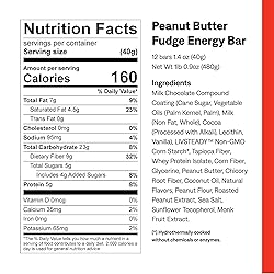UCAN Energy Snack Bars, Peanut Butter Fudge, All
