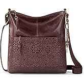 The Sak Lucia Crossbody Bag in Leather, Convertible Purse with Adjustable Strap