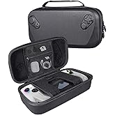 Carrying Case for Rog Xbox Ally X/Rog Xbox Ally 2025 DOBEWINGDELOU Handheld Console Protective Hard Carry Shell Portable Travel Bag Waterproof Dustproof Black (Upgrade)