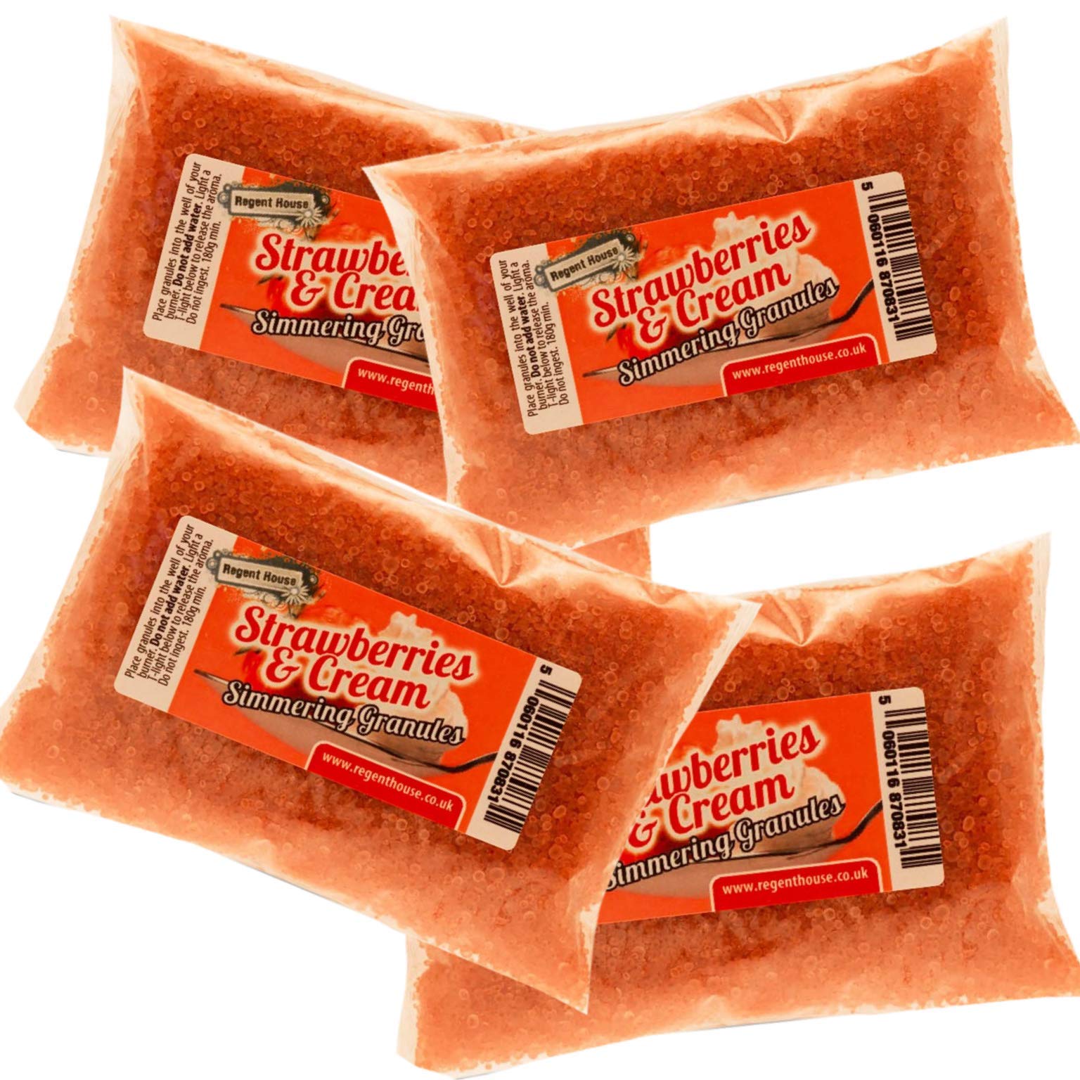 Regent House SIMMERING GRANULES (4 packs) (Strawberries and Cream)