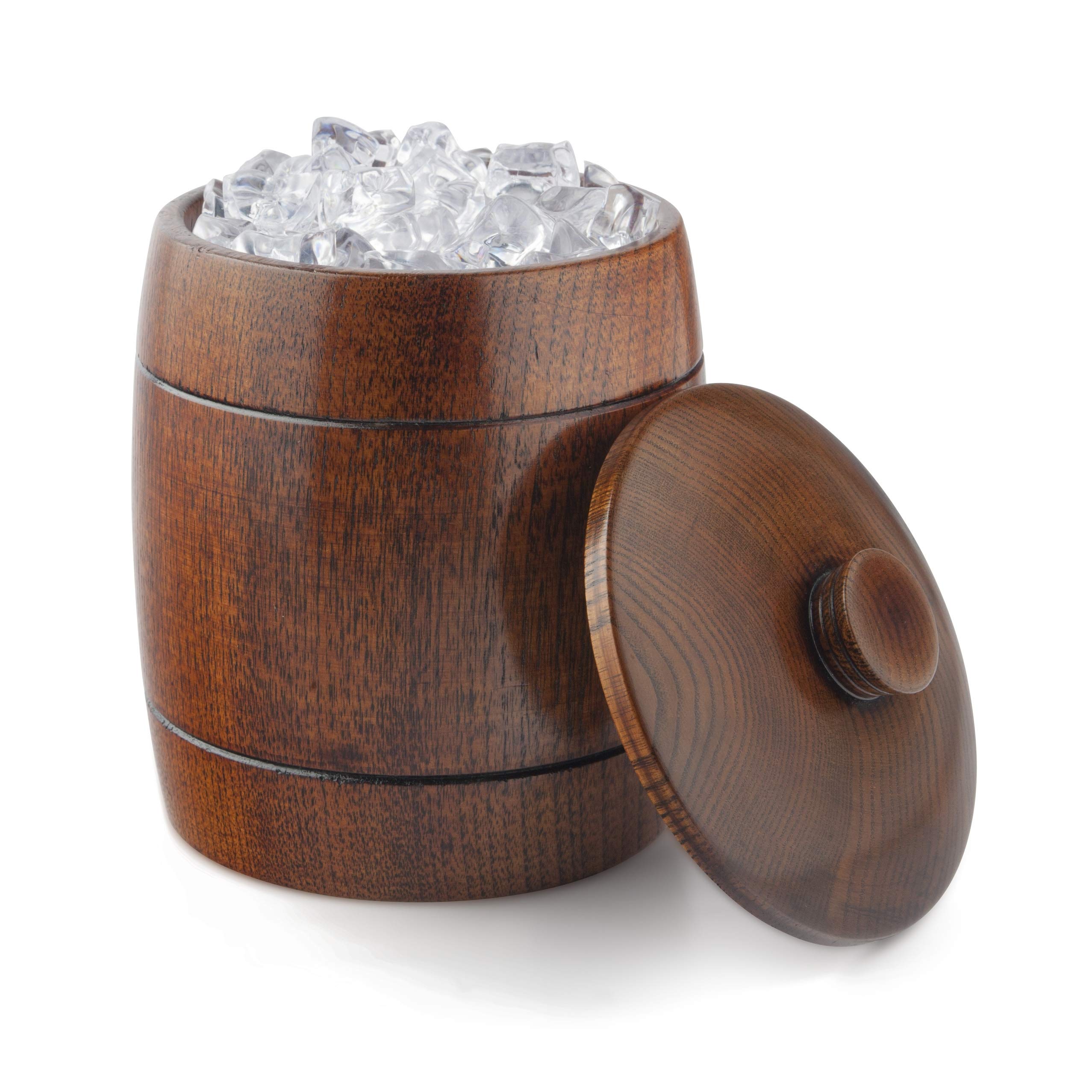 Final Touch Wooden Ice Bucket