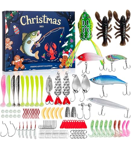 Amazon.com: Catch Co Mystery Tackle Box 12 Days of Fishmas Holiday Fishing Lures Advent Calendar 2023 Freshwater : Home & Kitchen Amazon.com: Catch Co Mystery Tackle Box 12 Days of Fishmas Holiday Fishing Lures Advent Calendar 2023 Freshwater : Home & Kitchen