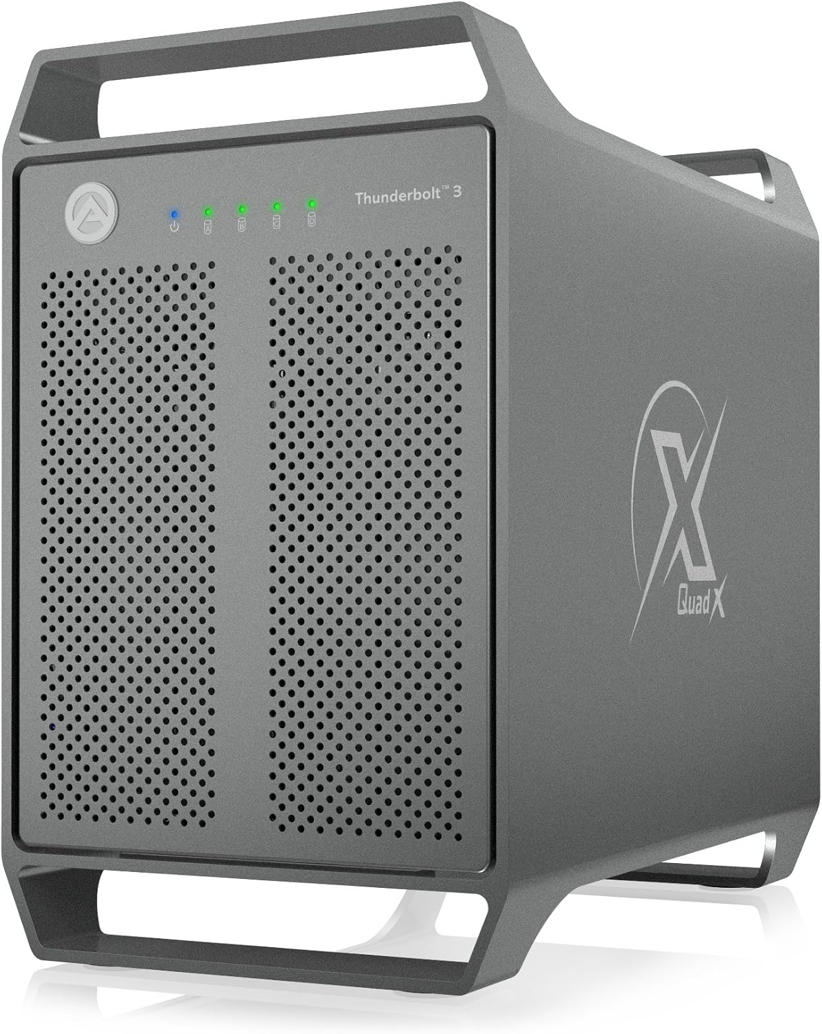 AKiTiO thunder3 Quad X – Cubierta 4 bahías Thunderbolt 3: Amazon.es: Informática