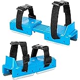 1 Pair Toddler Ice Skates- Adjustable Kids Ice Skates- Double Runner Ice Skates with Strap Fastening for Toddlers, Kids, Juni