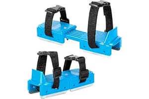 SHUPAKUL 1 Pair Toddler Ice Skates- Adjustable Kids Ice Skates- Double Runner Ice Skates with Strap Fastening for Toddlers, Kids, Junior Skater