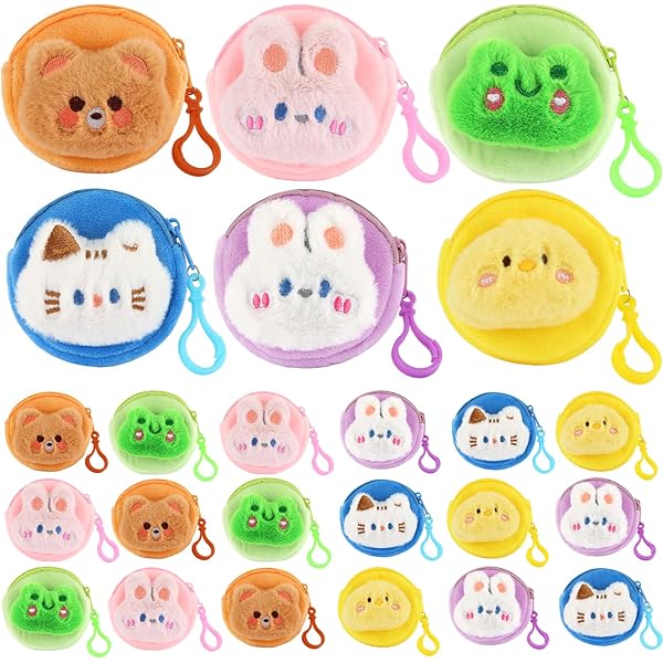 Buy 32 Pack Cute Sall Stuffed Anial Keychain Set For Party Favors