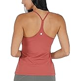 Yogalicious Ultra Soft Lightweight Camisole Tank Top with Built-in Support Bra