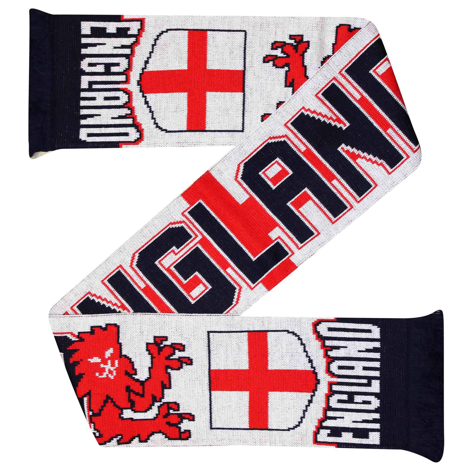 England Rugby & Football Fans Scarf (100% Acrylic)