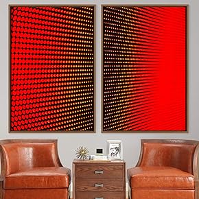 signwin 2 Piece Framed Canvas Wall Art Abstract...