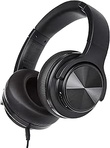 Amazon Basics Over-Ear Bluetooth Wireless Headset with Micro-USB and 3. ...