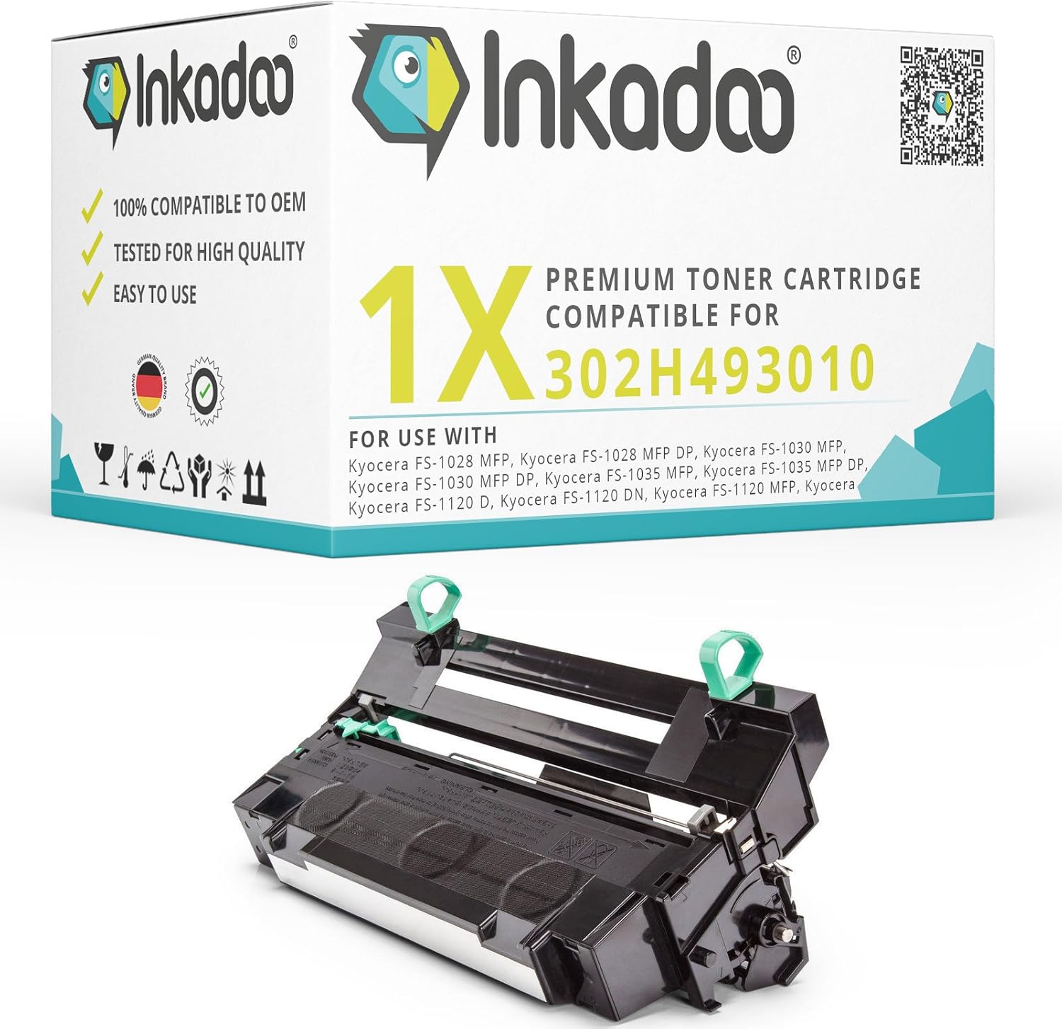 Inka Doo® de carga apto para Kyocera FS 1028 MFP DP equivalente a ...