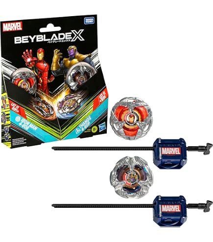 Beyblade X Marvel Collab Spider-Man 3-60F vs. Venom 3-80N