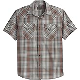 Pendleton Men's Short Sleeve Frontier Shirt, Cotton Polyester Short Sleeve, Machine Washable