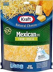 Kraft Natural Shredded Mexican Style Four Cheese (8 oz Bag)