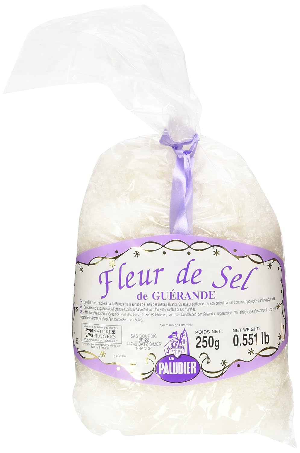 Le Paludier de Guérande Fleur de Sel, 1er Pack (1 x 250 g) Amazon.de