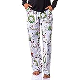 Peanuts Womens' Christmas Charlie Brown Snoopy Santa Sleep Pajama Pants