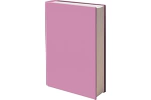 ELLOPI Easy Apply Stretchable Book Cover 1 Pack Light Pink. Jumbo Jacket Fits Most Hardcover Textbooks Up to 9" x 11". Adhesive-Free, Nylon Fabric Protectors. Washable and Reusable School Supply for Students