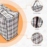 ANSIO Large Laundry Bags 5 Pack 60L x 25W x 50H cm with Zips Storage view 3
