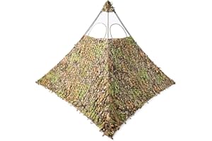 Nukem Grab & Go Hunting Ground Blind - Mossy Oak 3D Leafy Pattern - Lightweight Stake-Free Pop Up Turkey & Deer Blind - Provides Maximum Concealment
