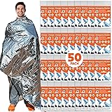 Phafaloop 50 Pack Emergency Thermal Blanket