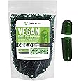 XPRS Nutra Size 3 Empty Capsules - 500 Count Empty Vegan Capsules - Vegetarian Empty Pill Capsules - DIY Vegetable Capsule Filling - Veggie Pill Capsules Empty Caps (Forest Green)