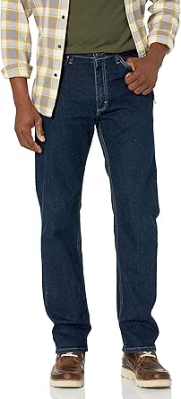 Wrangler Authentics Mens Regular Fit Comfort Flex Waist Jean - Tamaño 40W X 29L - Color Blue Ocean | Guatemala
