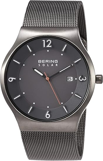 Amazon ベーリング 腕時計 Classic Solar 077 メンズ 正規輸入品 グレー メンズ腕時計 腕時計 通販