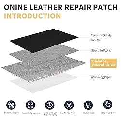 ONine Leather Repair Patch，Leather Repair Tape, 3