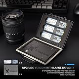 JJC SSD Storage Case Holder 3x M.2 NVMe + 1x 2.5 Inch SSD Water-Resistant view 2
