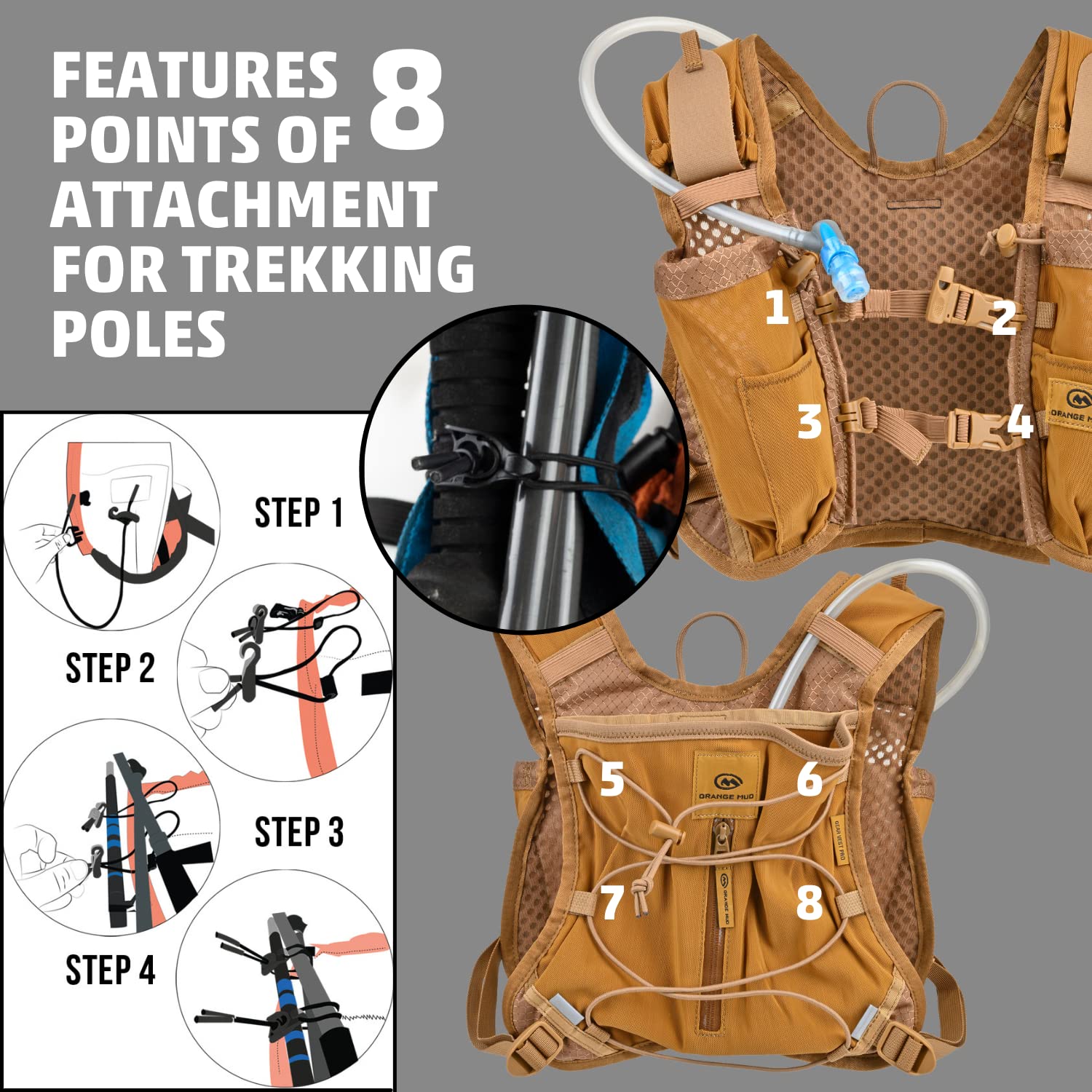 Gear Vest Pro By Orange Mud And Its 10 Storage Options - Andrea Heser