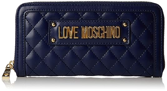 Love Moschino Damen Quilted Nappa Pu Geldbörse, 15x10x15 centimeters