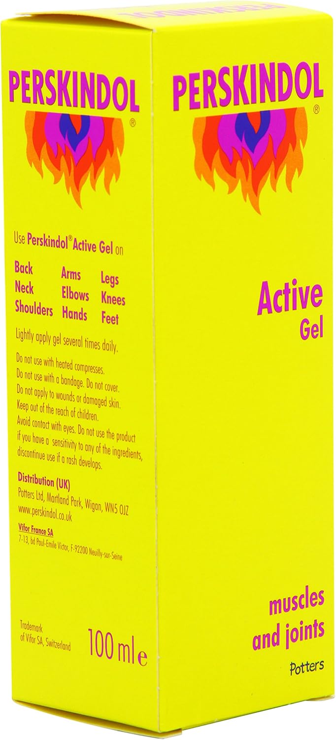 Perskindol Active Gel Dual Action Relief from Arthritic or Muscle Aches and Pains 100ml - Image 3