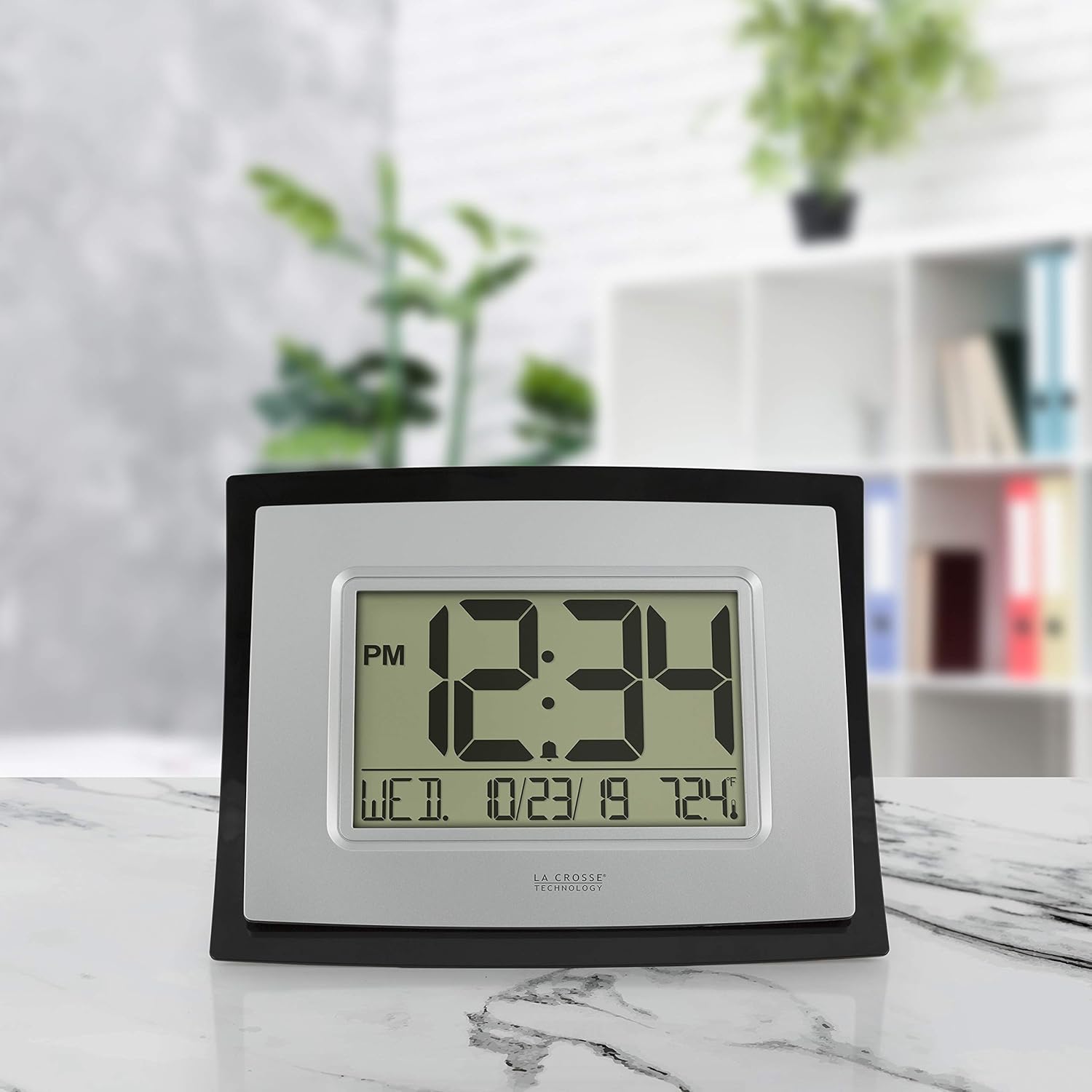 La Crosse Technology WT-8002U Digital Wall Clock: Home & Kitchen