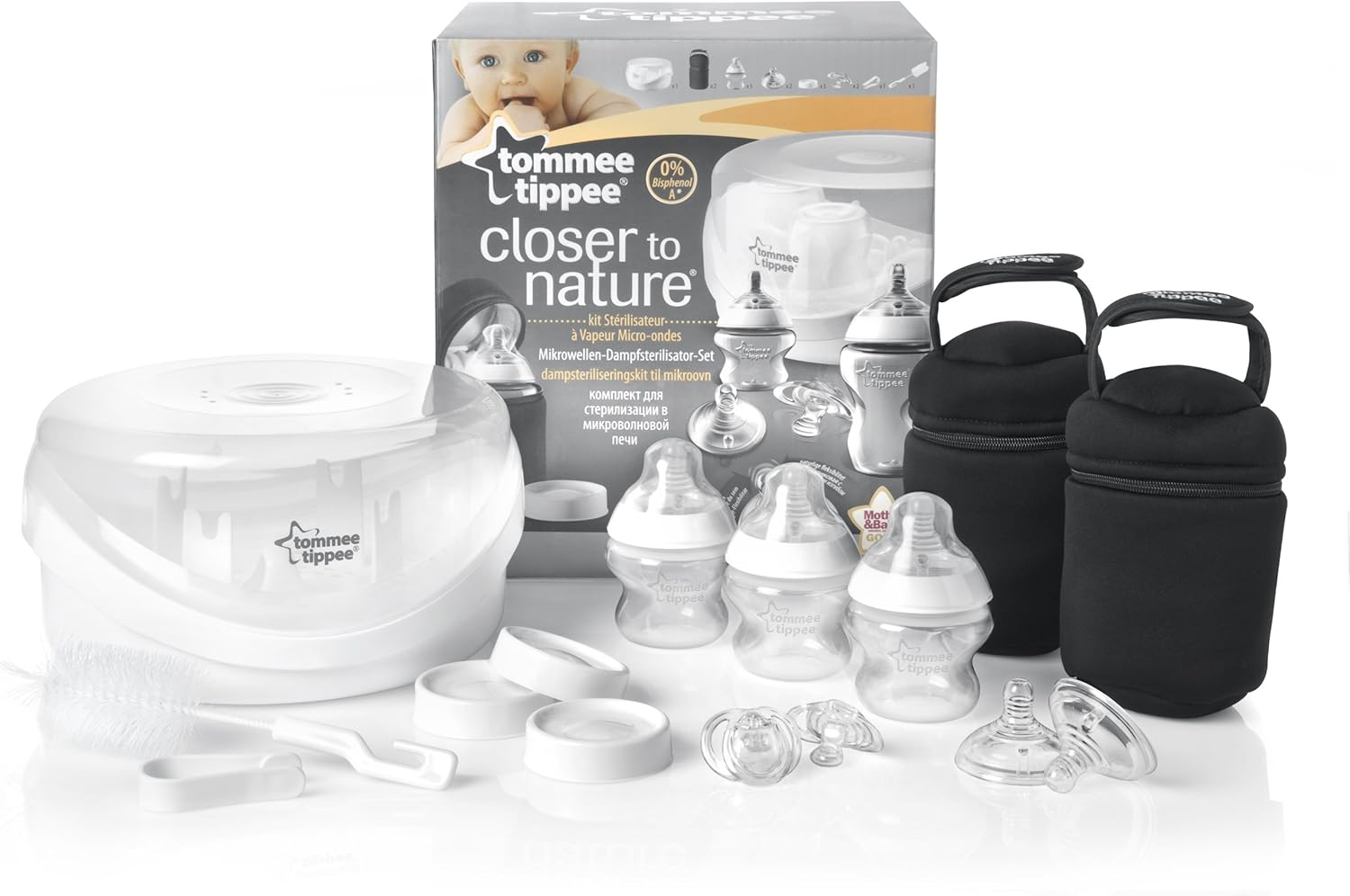 tommee tippee closer to nature microwave steam steriliser