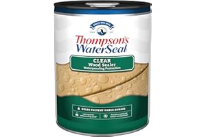 THOMPSON'S WATER SEAL Thompson’s WaterSeal Clear Waterproofing Wood Stain and Sealer, 5 Gallon