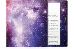 Tacky Design Galaxy Skin for Kindle Oasis, Purple Vinyl 3M Full Wrap, Scratch & UV Resistant, Compatible with Kindle Oasis (10th Gen, 2019)