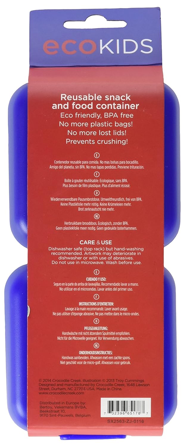 Crocodile Creek Girls Eco Reusable Owl Snack Keeper