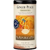 Amazon.com : The Republic of Tea Ginger Peach Black Tea ...