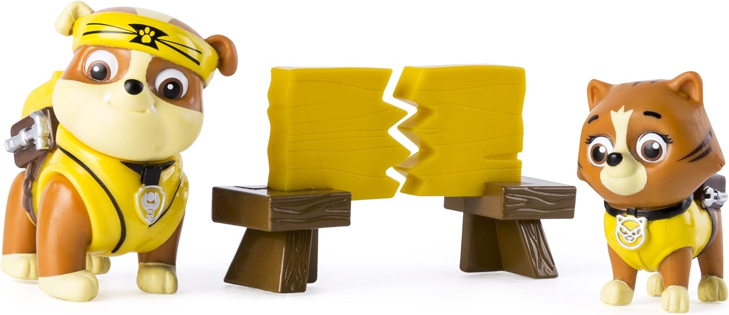 Paw Patrol PupFu Rubble and Kitty Rescue Set Amazon.ca Toys & Games