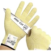 Schwer SlicePro ANSI A9 Cut Resistant Gloves, Food Grade, PR1501, S | Non PFAS, No Glass Fiber, for Halloween Pumpkin Carving, Kitchen Food Prep, Mandolin Slicing, Meat Cutting, Oyster Shucking