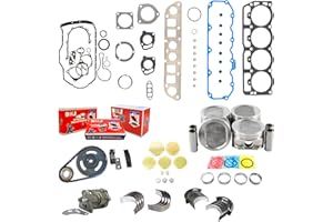 DNJ EK1122M Master Engine Rebuild Kit for 1997-2002 Dodge Jeep Cherokee Dakota Wrangler 2.5L L4 8V OHV 150cid