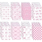 24 Pcs Pink Bow Mini Pocket Notebooks 2.36 x 3.94 Inch Pink Bow Spiral Small Notepads Cute Memo Book Bows Them Birthday Party Favors Gift for Kids Adults Office School Teacher Classroom Rewards Supplies