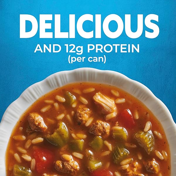 PROGRESSO TRADITIONAL, CHICKEN & SAUSAGE GUMBO CANNED SOUP, GLUTEN FREE, 19 OZ.