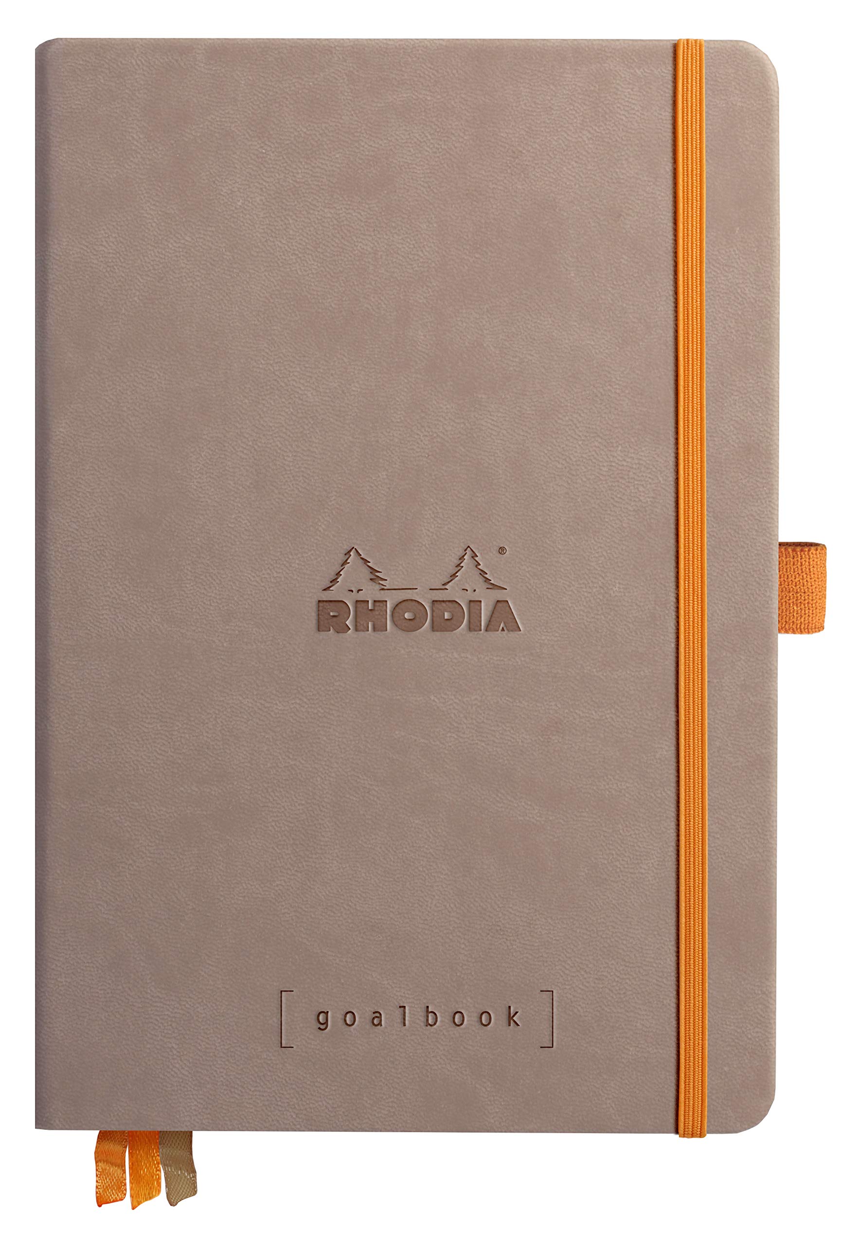 Rhodia Hardcover Goal Book, A5, Dot - Taupe