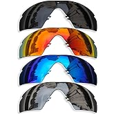 Betterun 4 Pieces Polarized Replacement Lenses for Oakley Si Ballistic M Frame 2.0 Sunglasses, Anti-Scratch and Impact Resistant