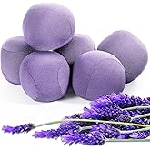bornerwhite 3 Pack Lavender Scented Stress Relief Balls – Soft Squeezeable Fidget Toys for Anxiety Relief Relaxation & Calm Handmade Light Purple Lavender Fragrance Ideal for Home & Office